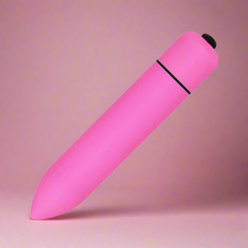 10 Speed Black & Pink Pocket Sized Vibrator Sex Toy - LEMONLY