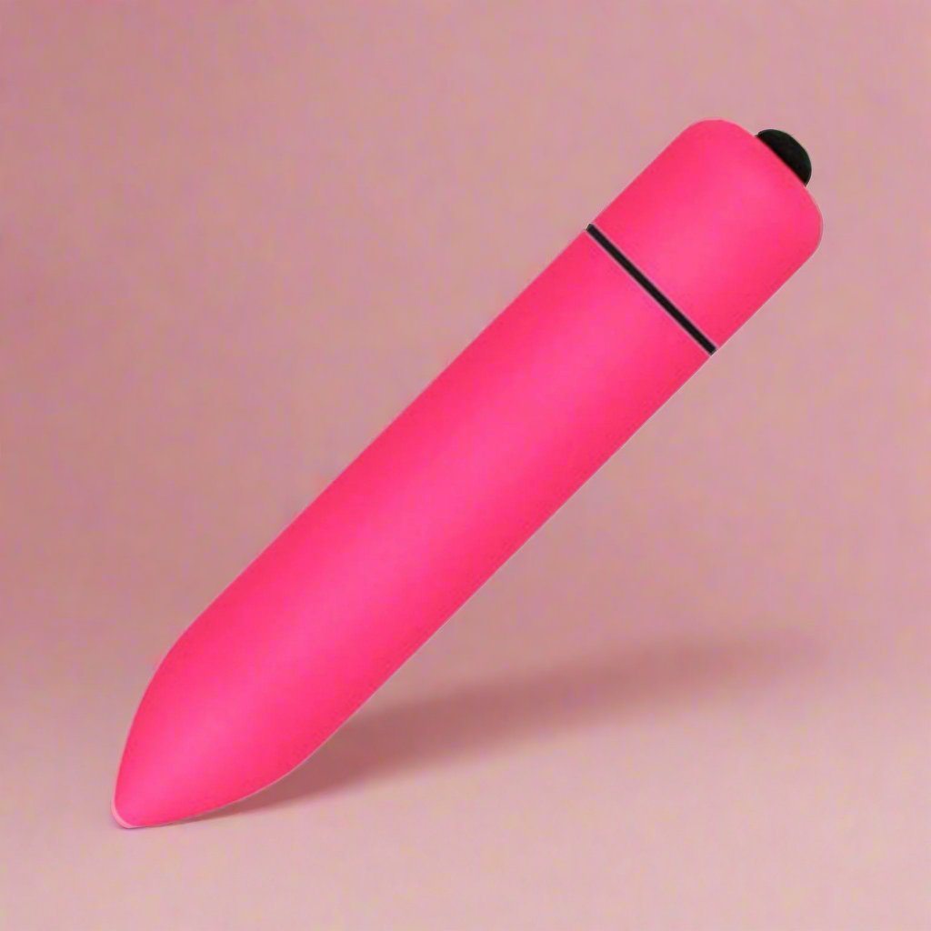 10 Speed Black & Pink Pocket Sized Vibrator Sex Toy - LEMONLY