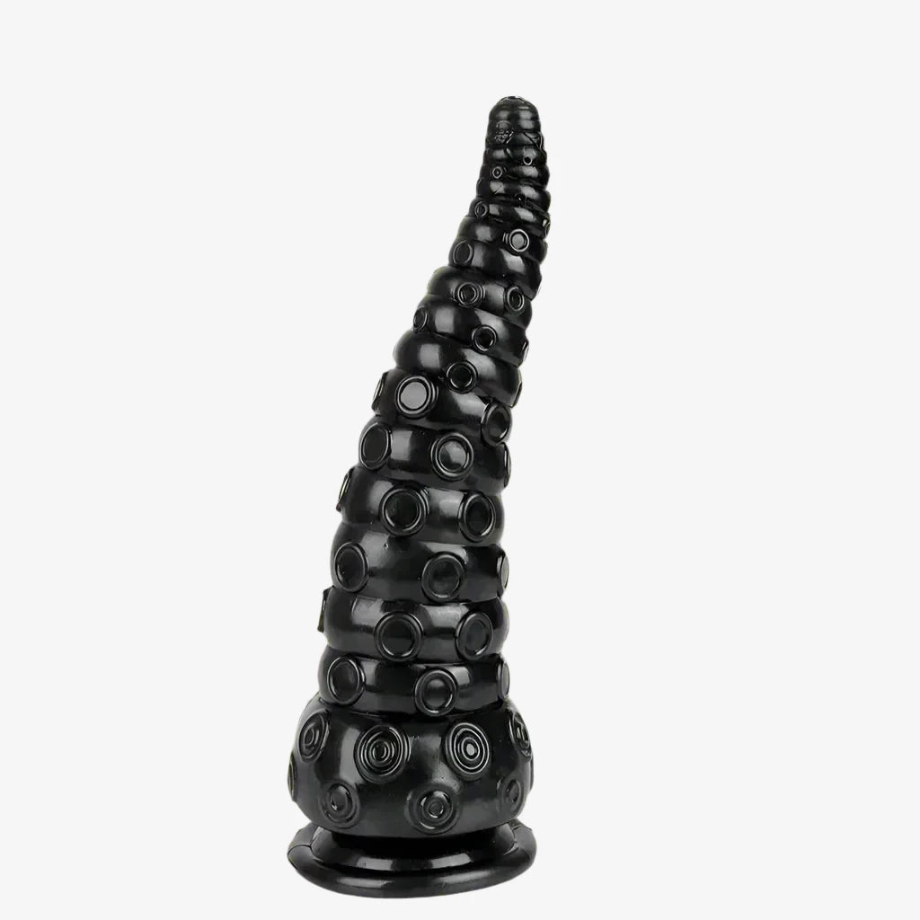 18.5 cm / 7.3 inches Long Black Flexible Octopus Tentacle Dildo Sex Toy For Women - LEMONLY