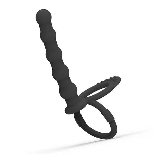 Double Penetration Cock Ring Dildo: Erection Enhancement Sex Toy