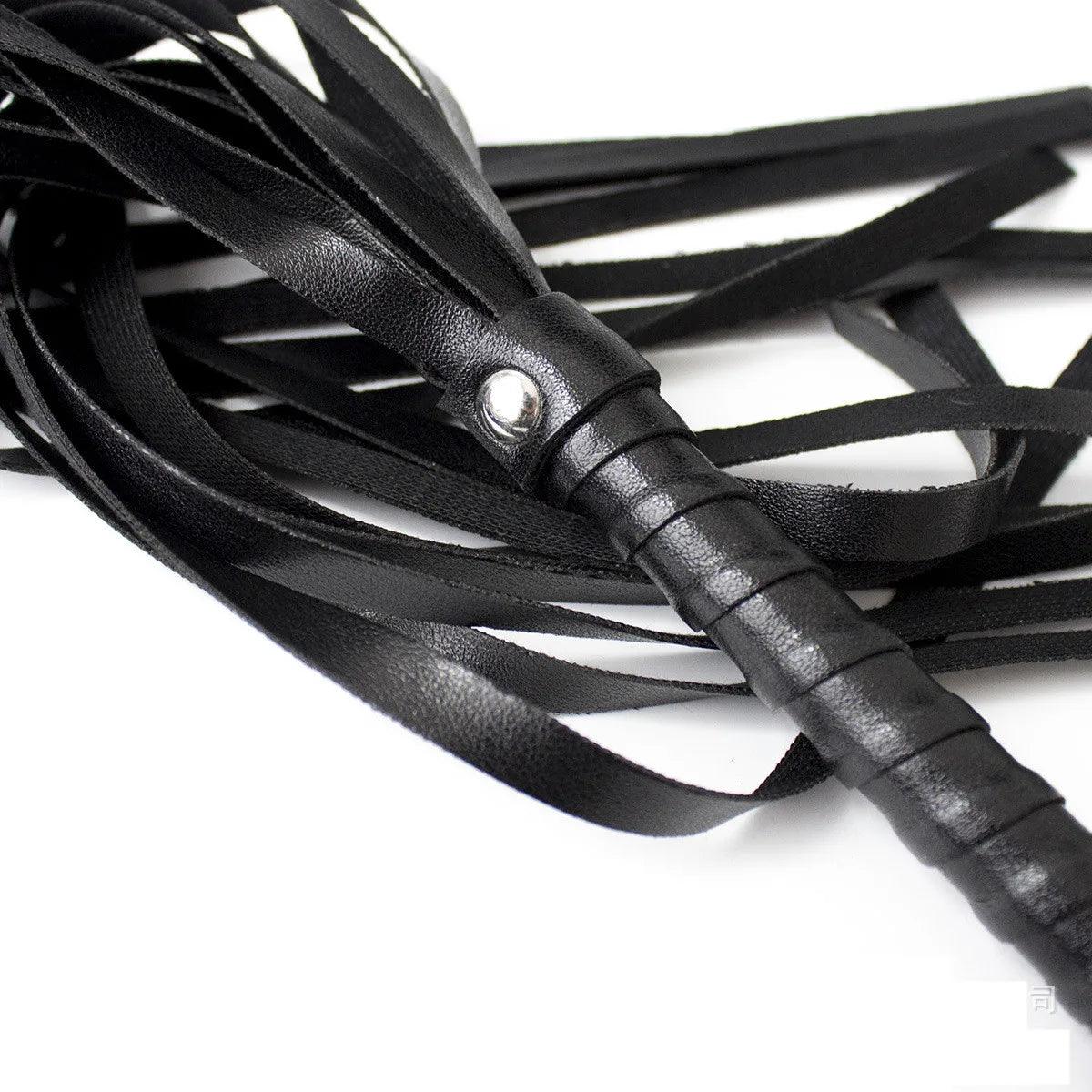 Leather BDSM Whip: Domination Adult Spanker