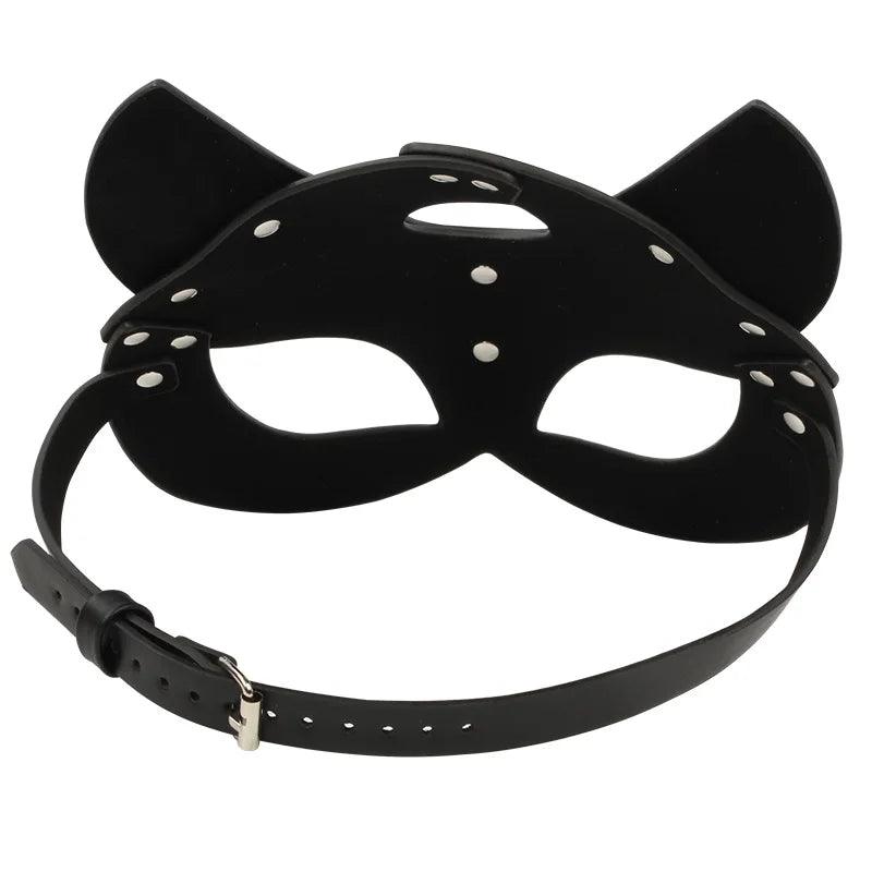 BDSM Head Mask with Whip: Explore Your Fetishes and Enhance Bondage Play