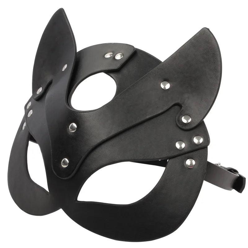 BDSM Head Mask with Whip: Explore Your Fetishes and Enhance Bondage Play