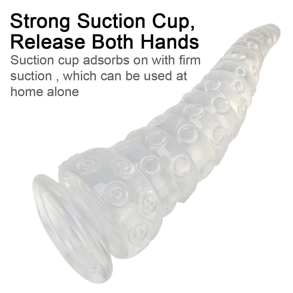 Transparent Octopus Tentacle Sex Toys For Women