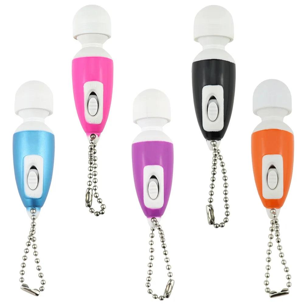 Mini Keychain Vibrator: Discreet Clitoris Stimulator Wand