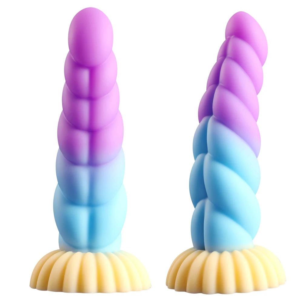 Colorful Monster Dildo: Fantasy Sex Toy For Ultimate Pleasure