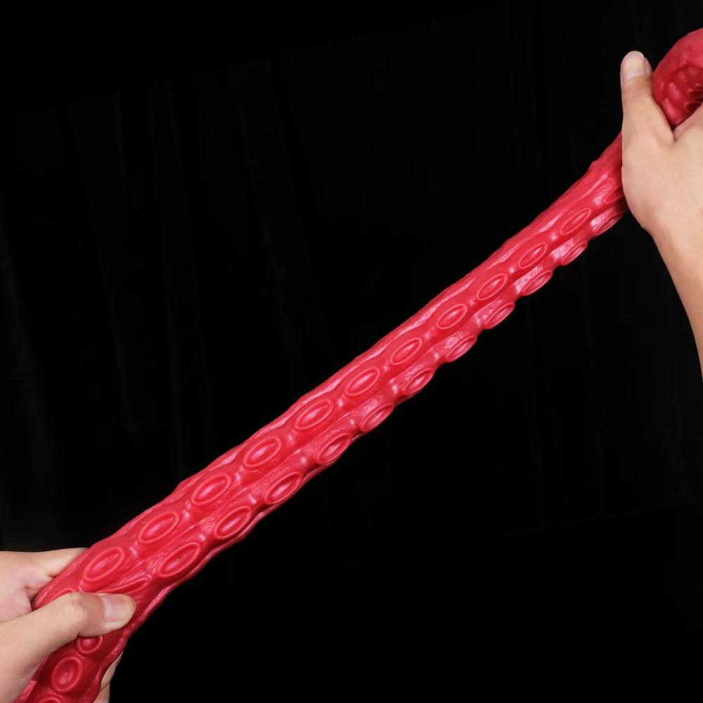 XXL Octopus Tentacle Dildo: Flexible Textured Monster Fantasy Dildo