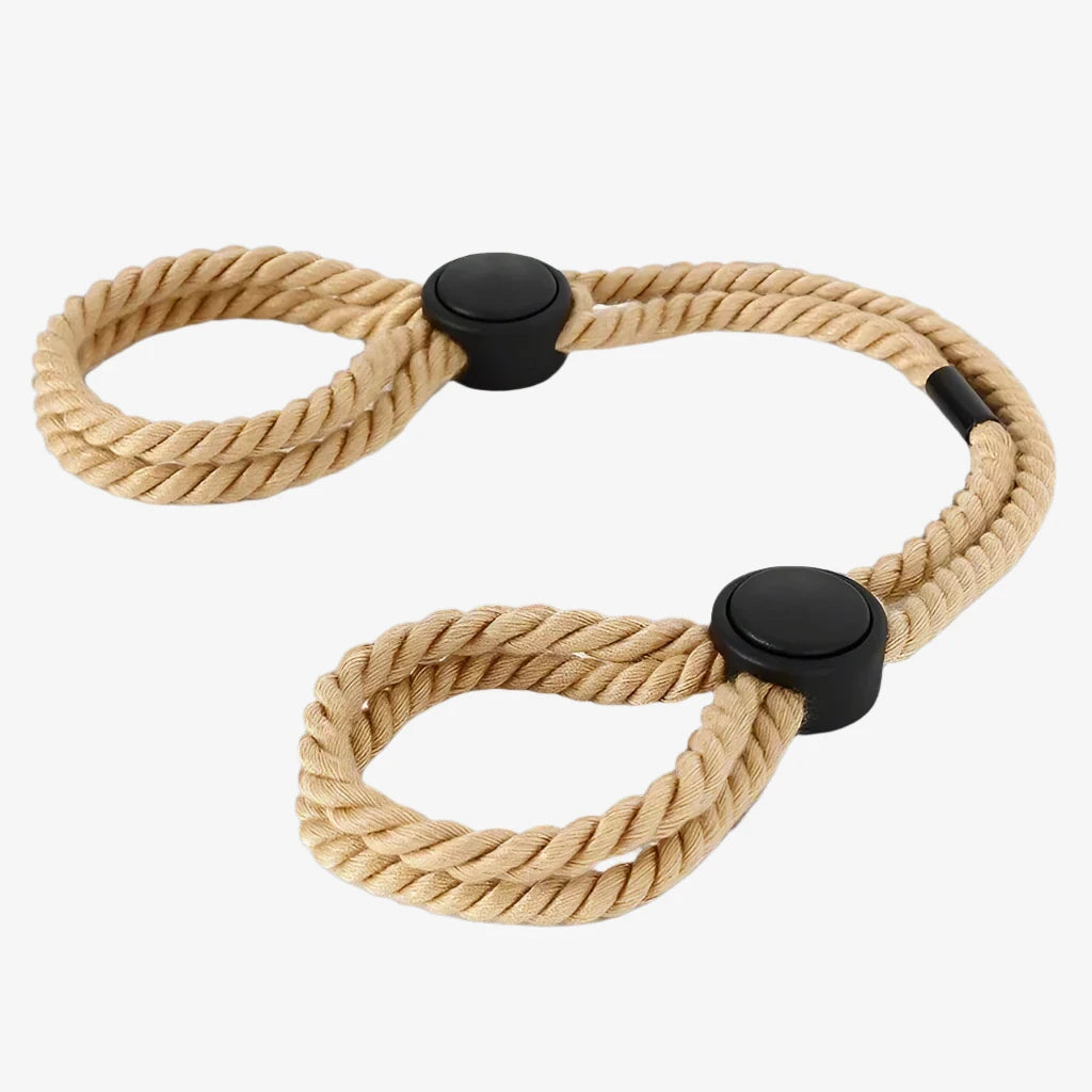 Adjustable Erotic Slave Bdsm Bondage Rope Handcuffs: Sexual Fetish Restraints