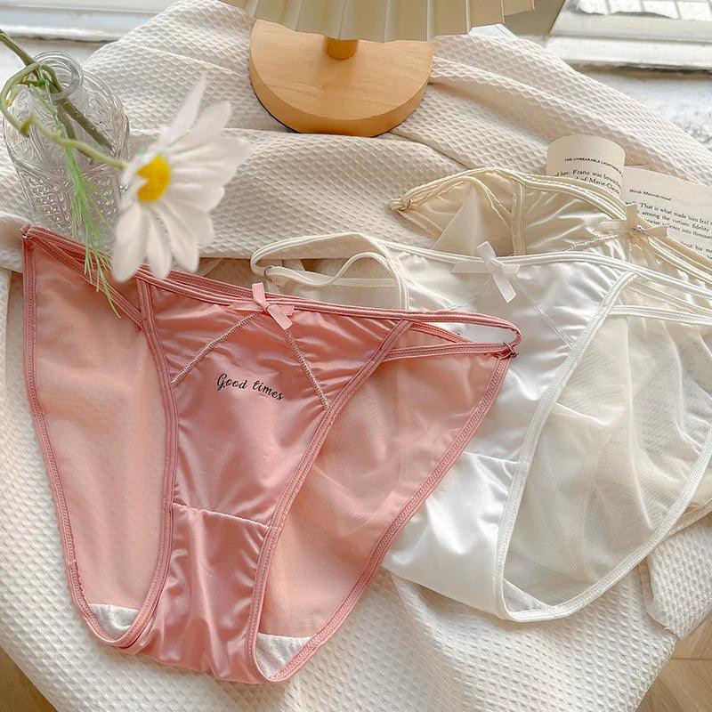 Pink Hot Sexy Sheer Lace Panty Underwear For Women