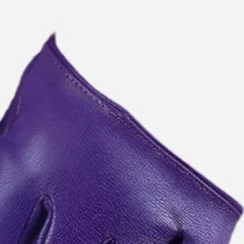 Sexy Purple Leather Gloves: Bondage & Domination Accessories