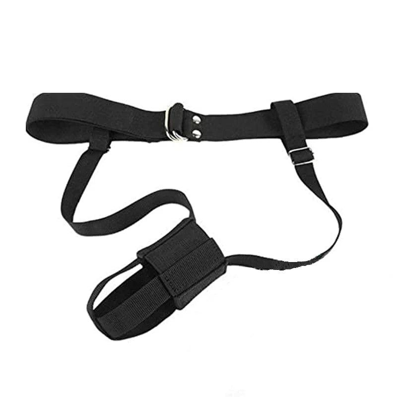 Adjustable BDSM Waist Belt: Bondage Vibrator Case