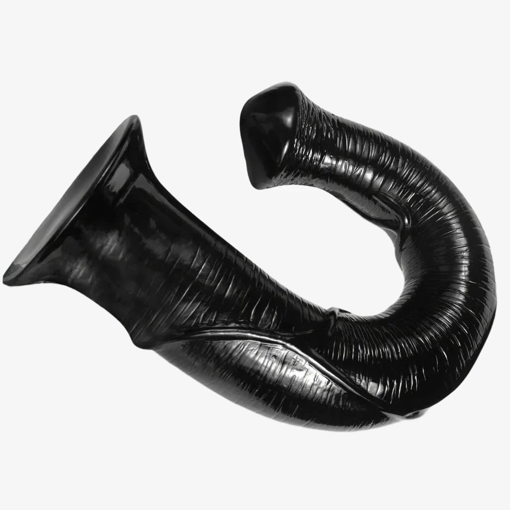 30 cm / 11.8 inch Long Realistic Black Veiny Silicone Horse Cock Dildo