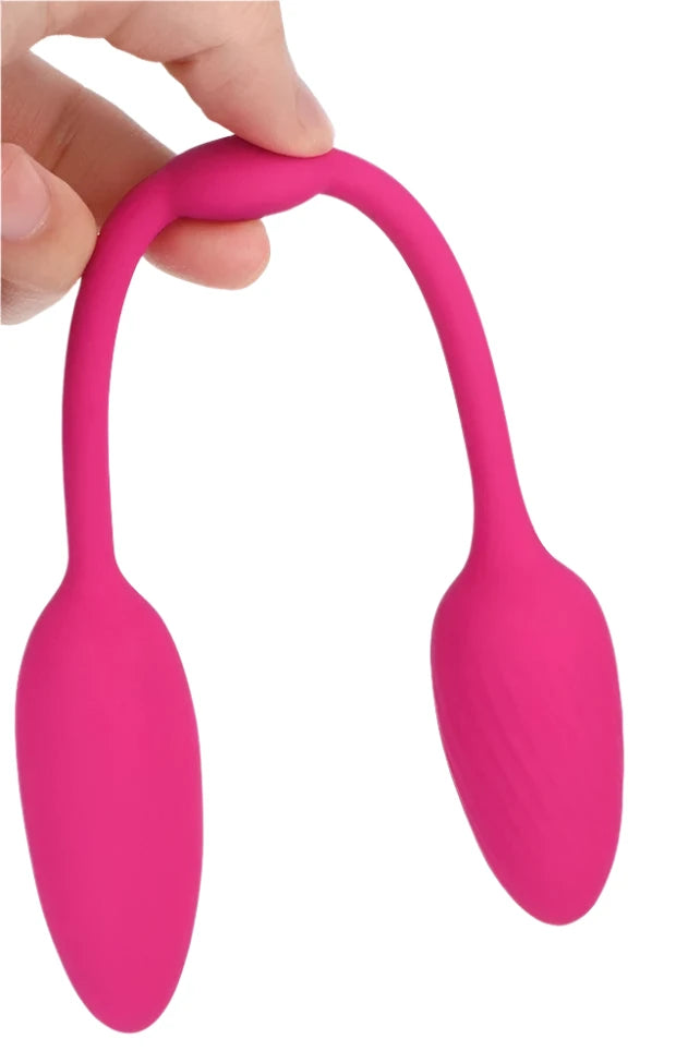 Two Remote Vibrators Vaginal Balls: Double Vibrating Sex Toy For Women