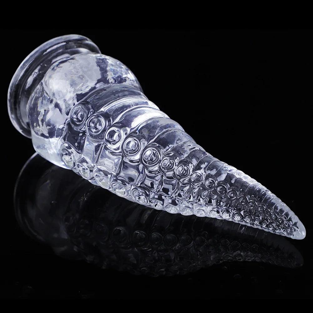 Transparent Octopus Tentacle Dildo: Monster Kraken Anal & Vaginal Toy