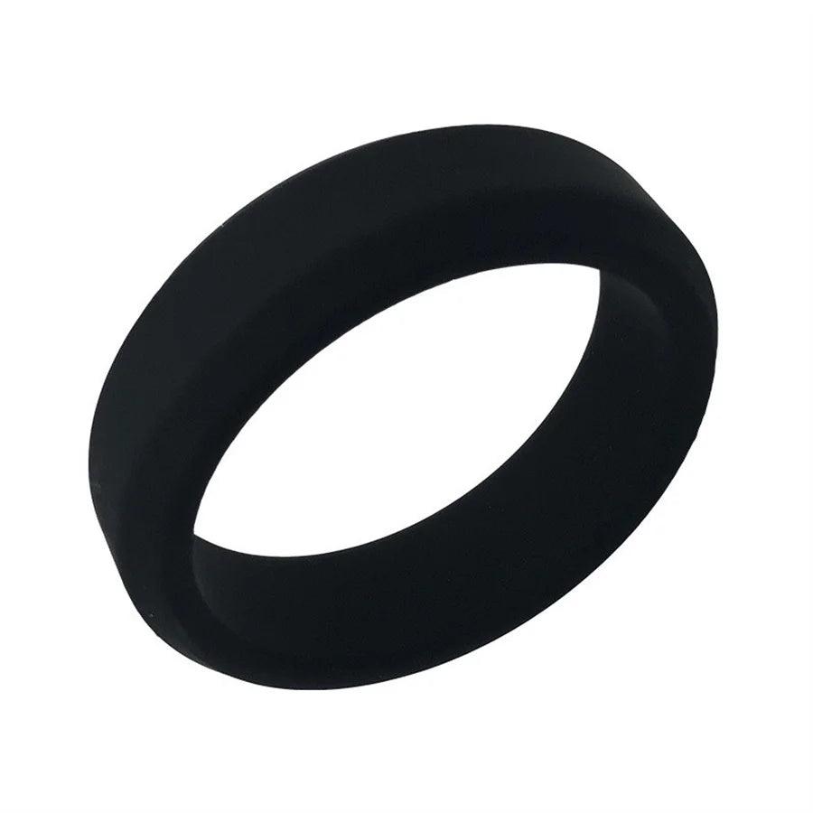 Set of 6 Stretchy Silicone Cock Rings: Balls & Penis Enhancement Rubber Sex Toys