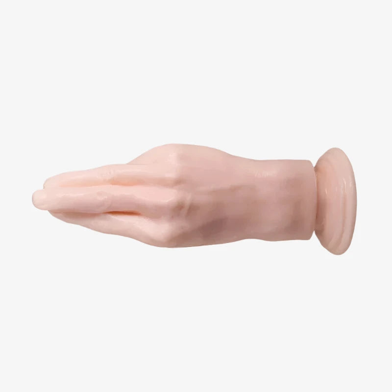 Skin Color Flexible Silicone Fist Shaped Butt Plug: Anal & Vaginal Fisting Sex Toy