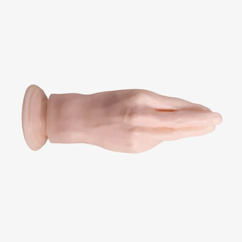 Skin Color Flexible Silicone Fist Shaped Butt Plug: Anal & Vaginal Fisting Sex Toy