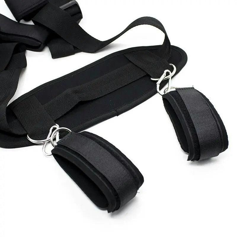 BDSM Restraints Harness: Bondage Open Legs Spreader