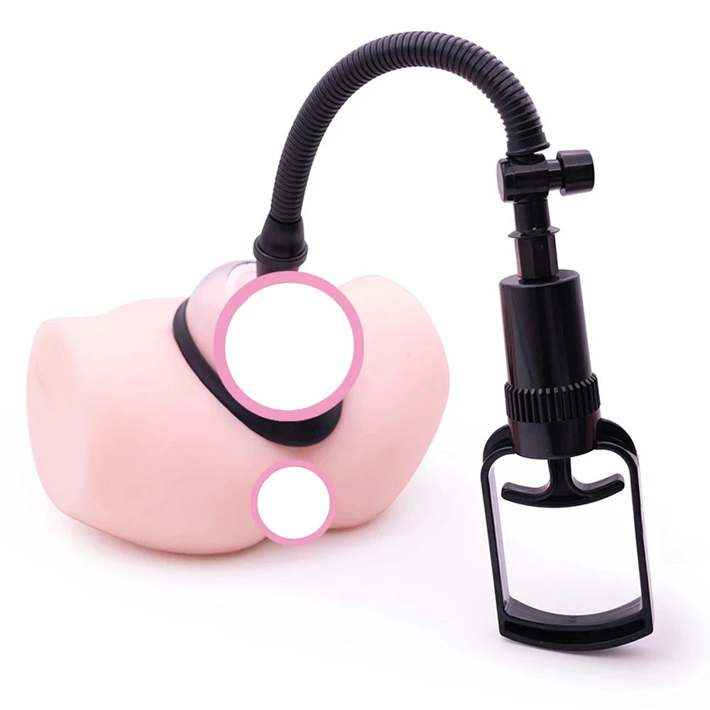 Black Air Suction Vaginal Pump: Labia Enlarger Device