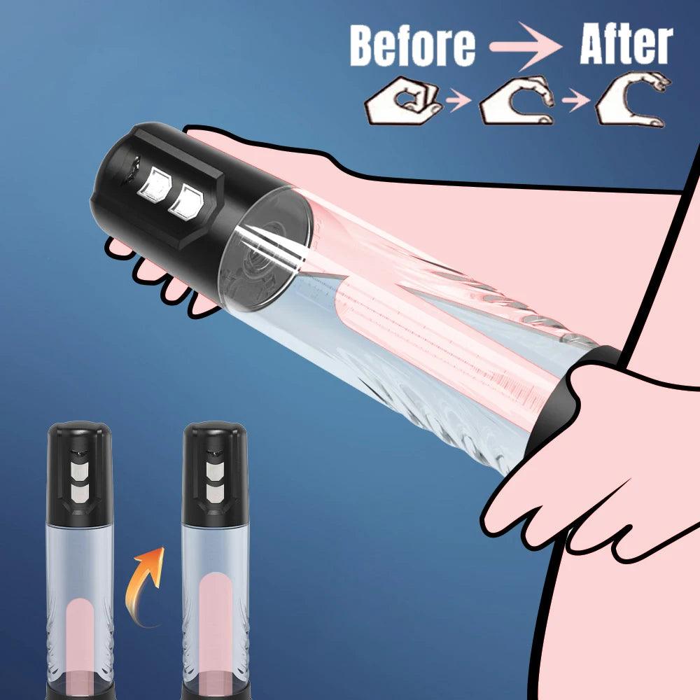 Electric Penis Pump: Penis Enlargement Vacuum Sex Toy