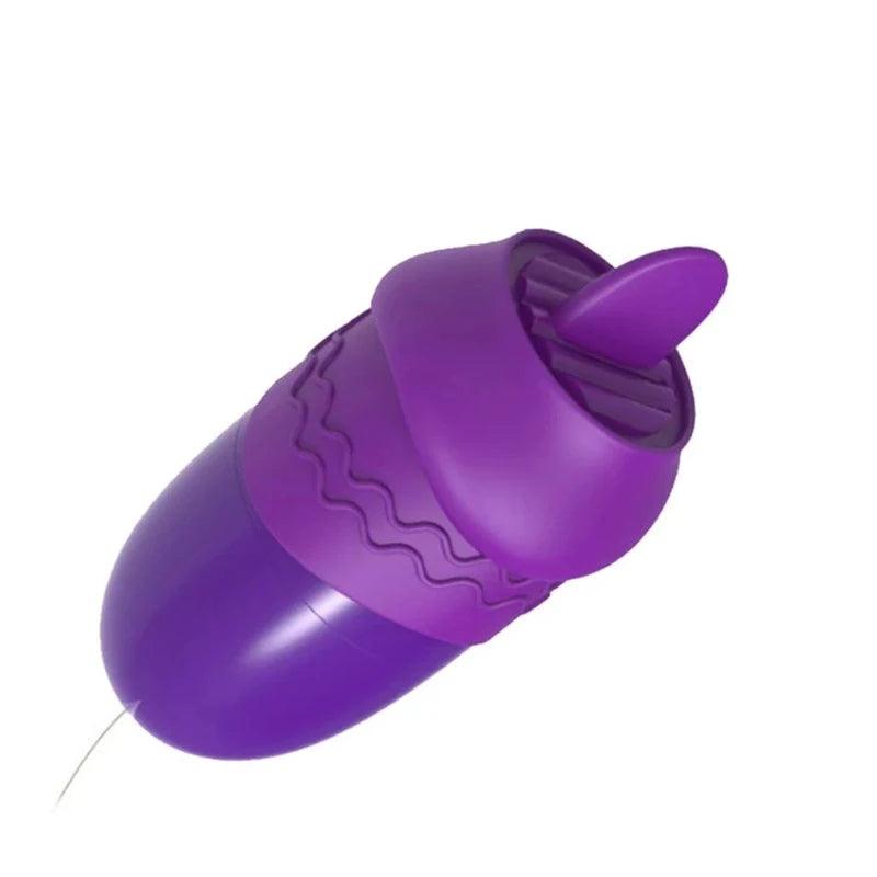 Tongue Licking & Sucking Sex Toy: Clit & Nipples Vibrator