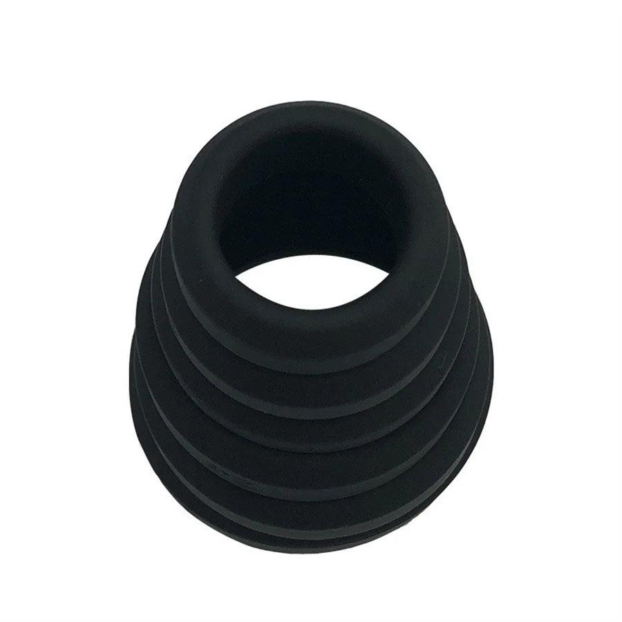 Set of 6 Stretchy Silicone Cock Rings: Balls & Penis Enhancement Rubber Sex Toys