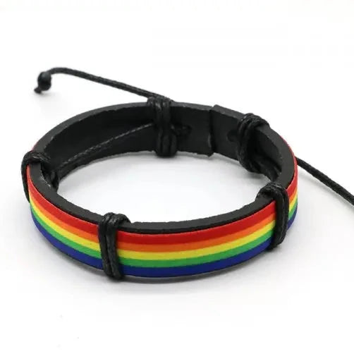 Adjustable LGBT Rainbow Equality Bracelet