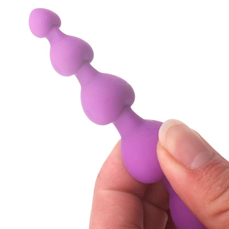 Heart beads Soft Anal Plug