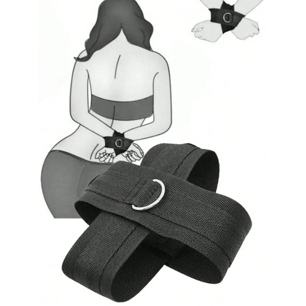 BDSM Binding Strap Sexy Toy: Bondage & Domination Strap Handcuffs