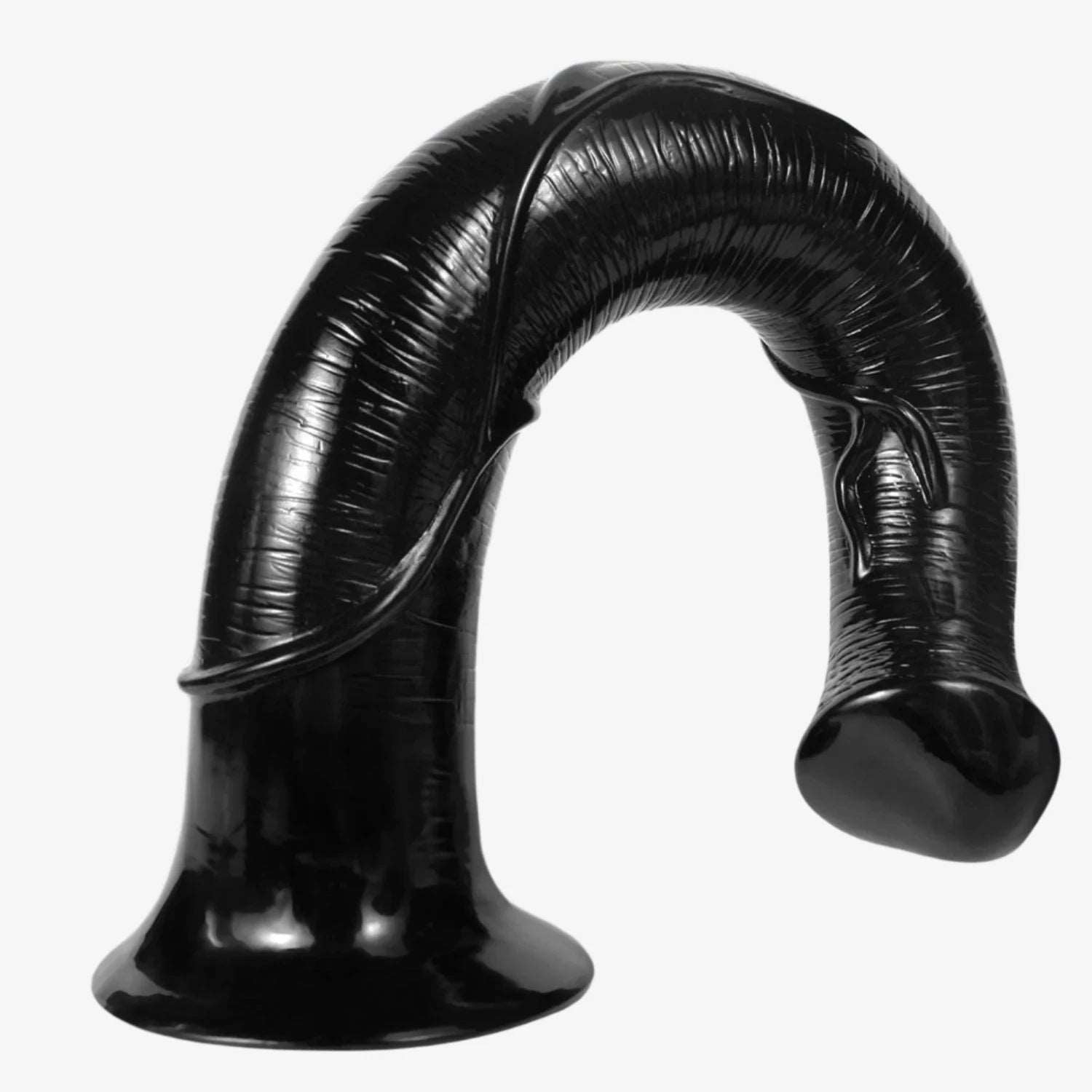 20 cm (7.8 inches) Long Realistic Black Veiny Silicone Horse Cock Dildo