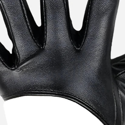 Sexy Black Leather Gloves: Bondage & BDSM Cosplay Accessories