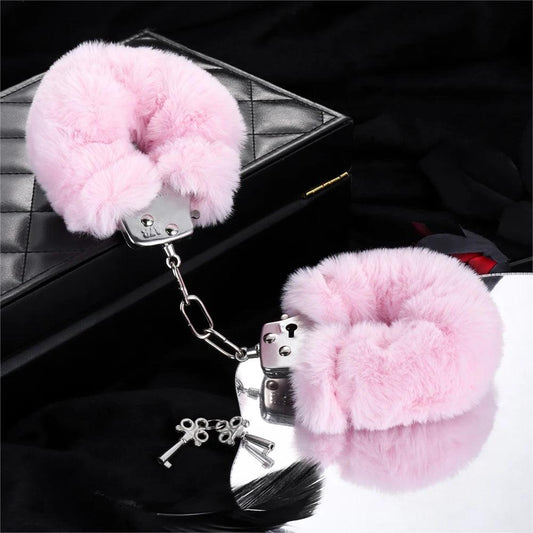 Fluffy Wrist Handcuffs: Faux Fur Wrist BDSM & Bondage Restraints