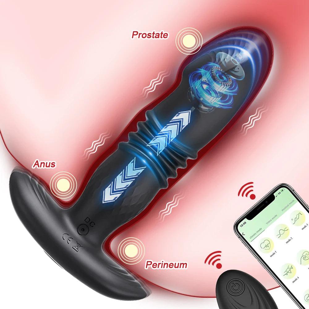 Remote Control Prostate Massager: Experience Ultimate Pleasure with Smartphone Connectivity