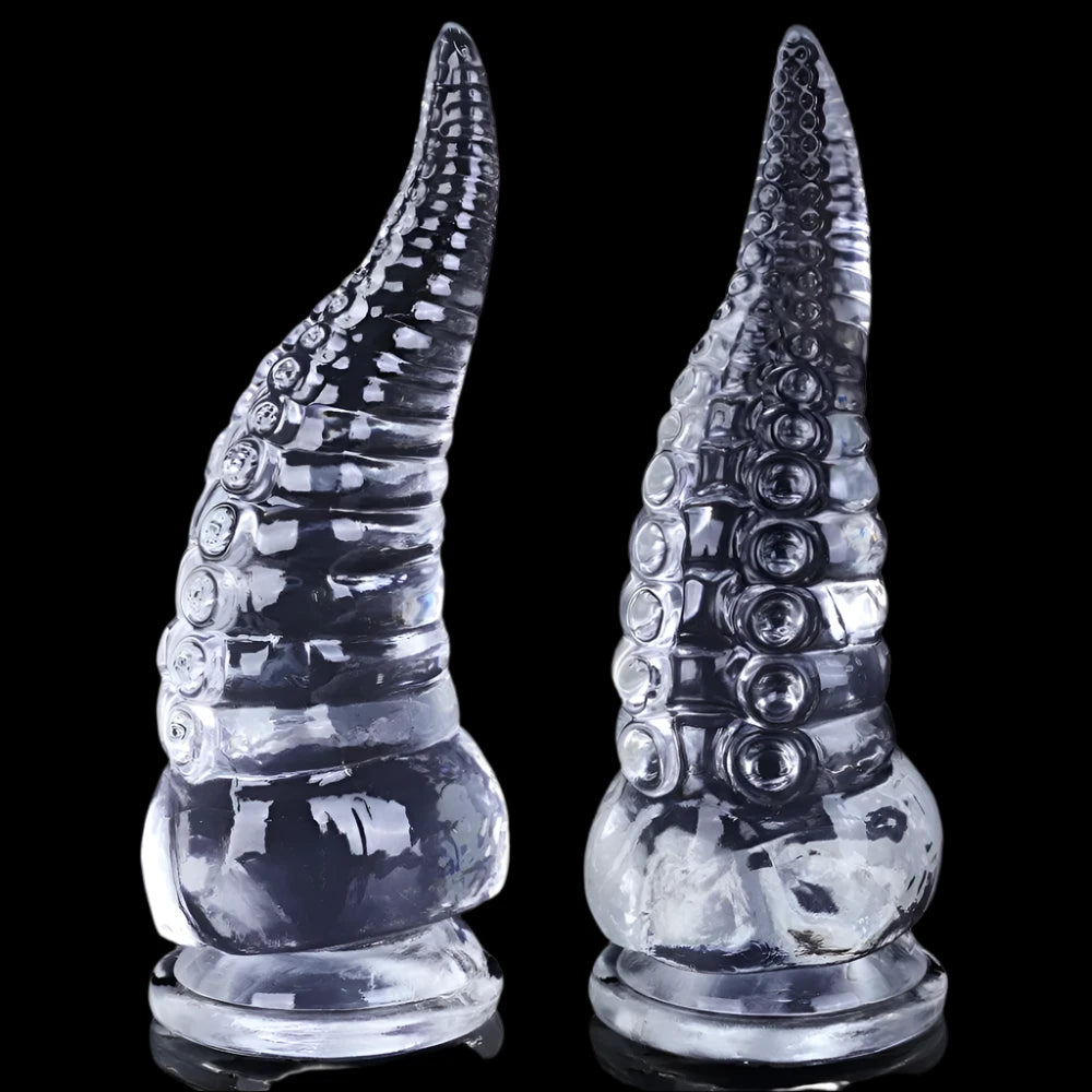 Transparent Octopus Tentacle Dildo: Monster Kraken Anal & Vaginal Toy