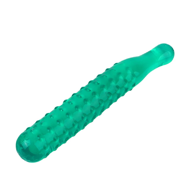 Long Flexible Cucumber Dildo: Silicone Textured Vegetable Dildo