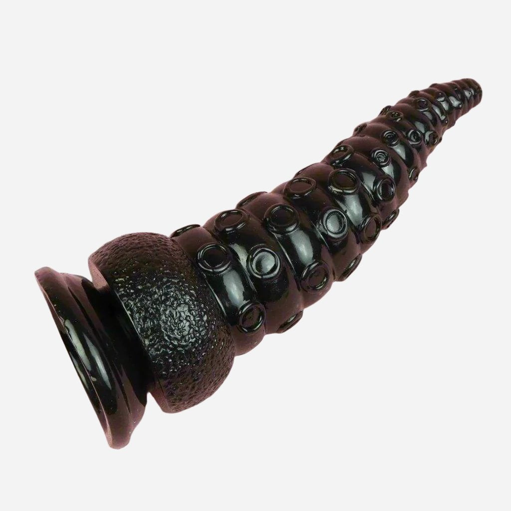 22.5 cm / 8.9 inches Long Black Flexible Octopus Tentacle Dildo Sex Toys For Women