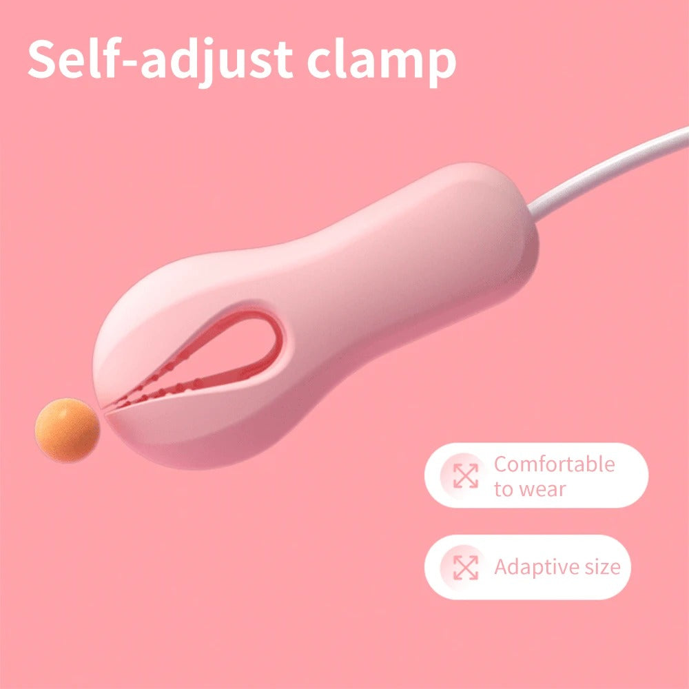 Electric Nipple Clamps: Breast Massage Vibrator