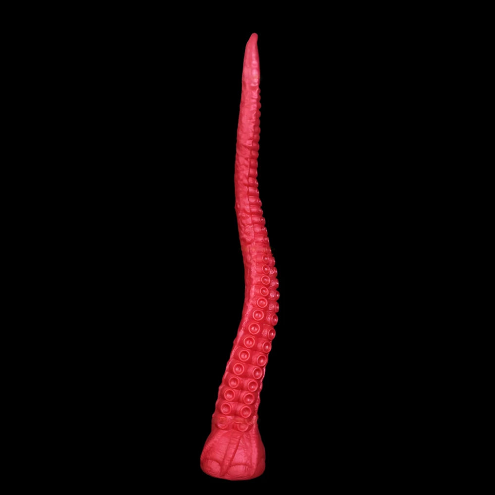 XXL Octopus Tentacle Dildo: Flexible Textured Monster Fantasy Dildo