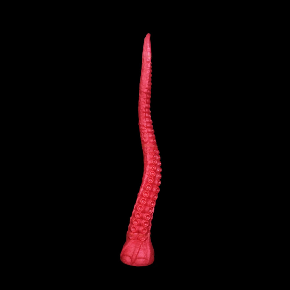 XXL Octopus Tentacle Dildo: Flexible Textured Monster Fantasy Dildo